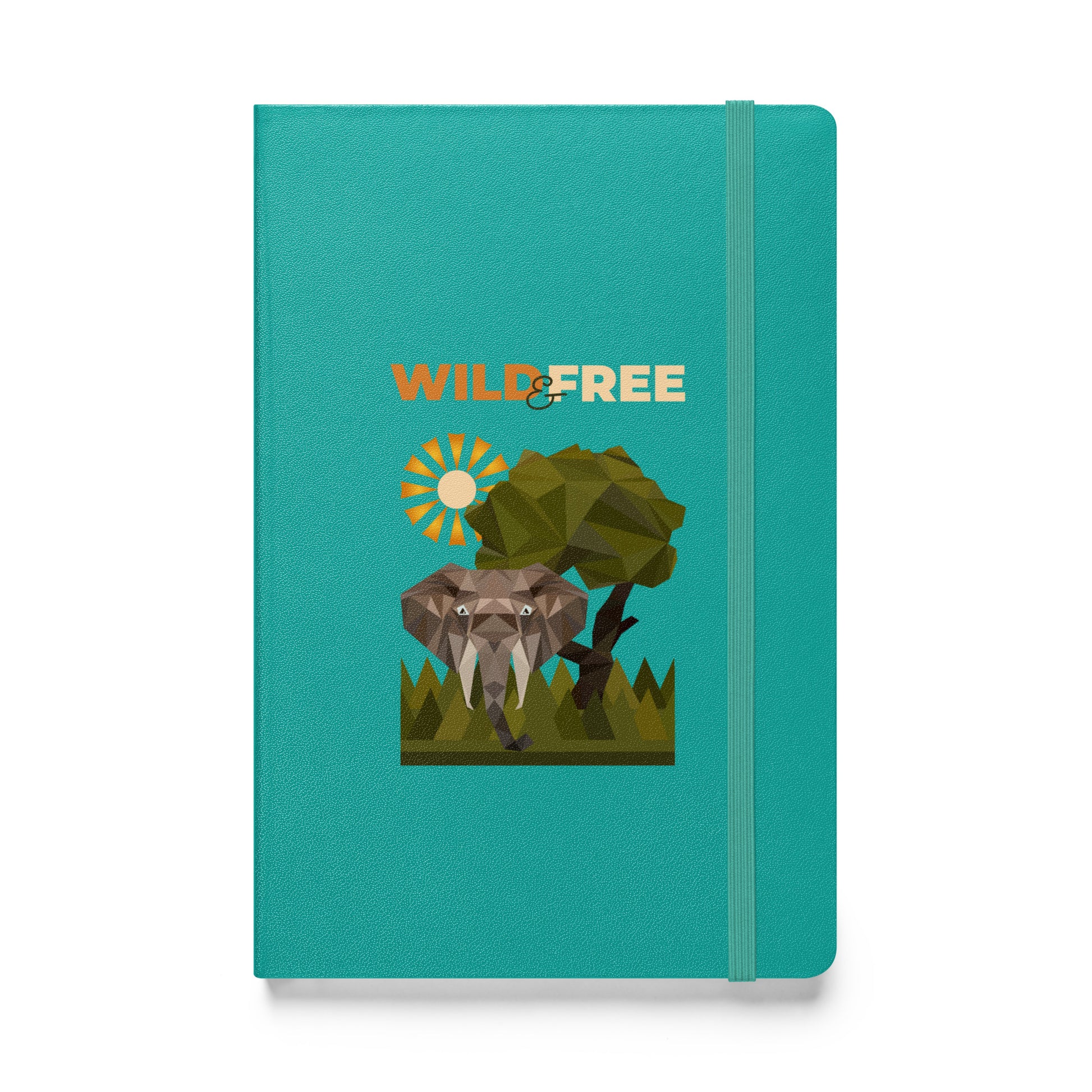 Wild & Free Hardcover Journal - Safari Inspired Journal - ELMUGO