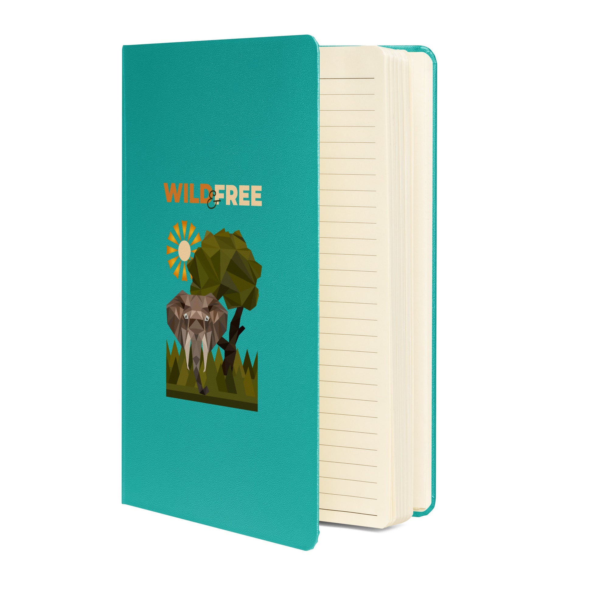 Wild & Free Hardcover Journal - Safari Inspired Journal - ELMUGO