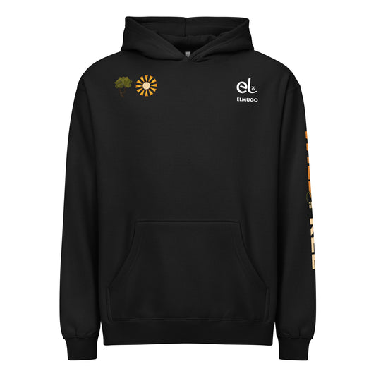 Roaming Giant Hoodie - Elephant Graphic Pullover Hoodie - ELMUGO