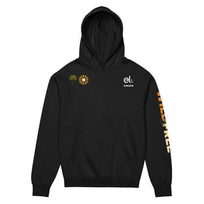Roaming Giant Hoodie - Elephant Graphic Pullover Hoodie - ELMUGO