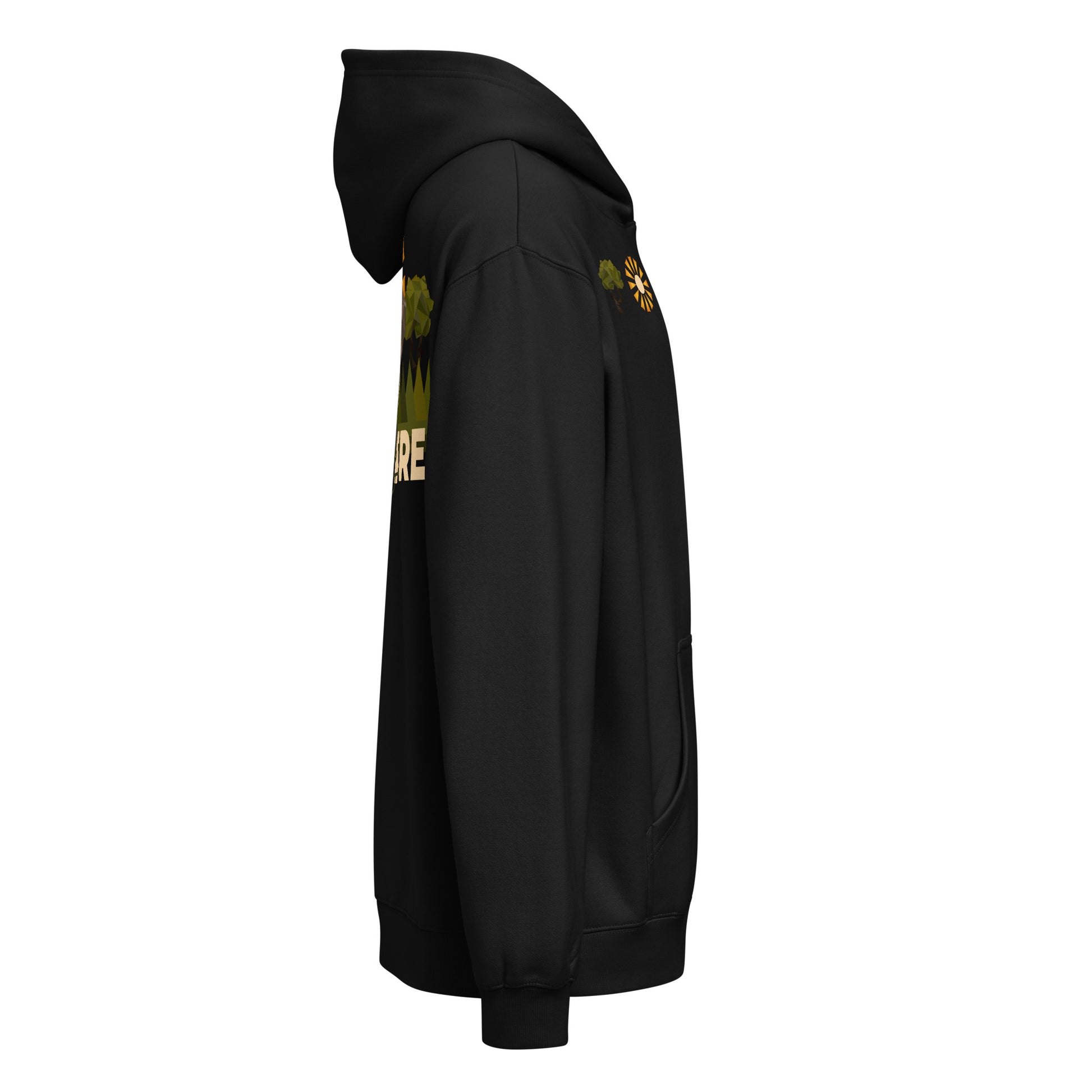 Roaming Giant Hoodie - Elephant Graphic Pullover Hoodie - ELMUGO