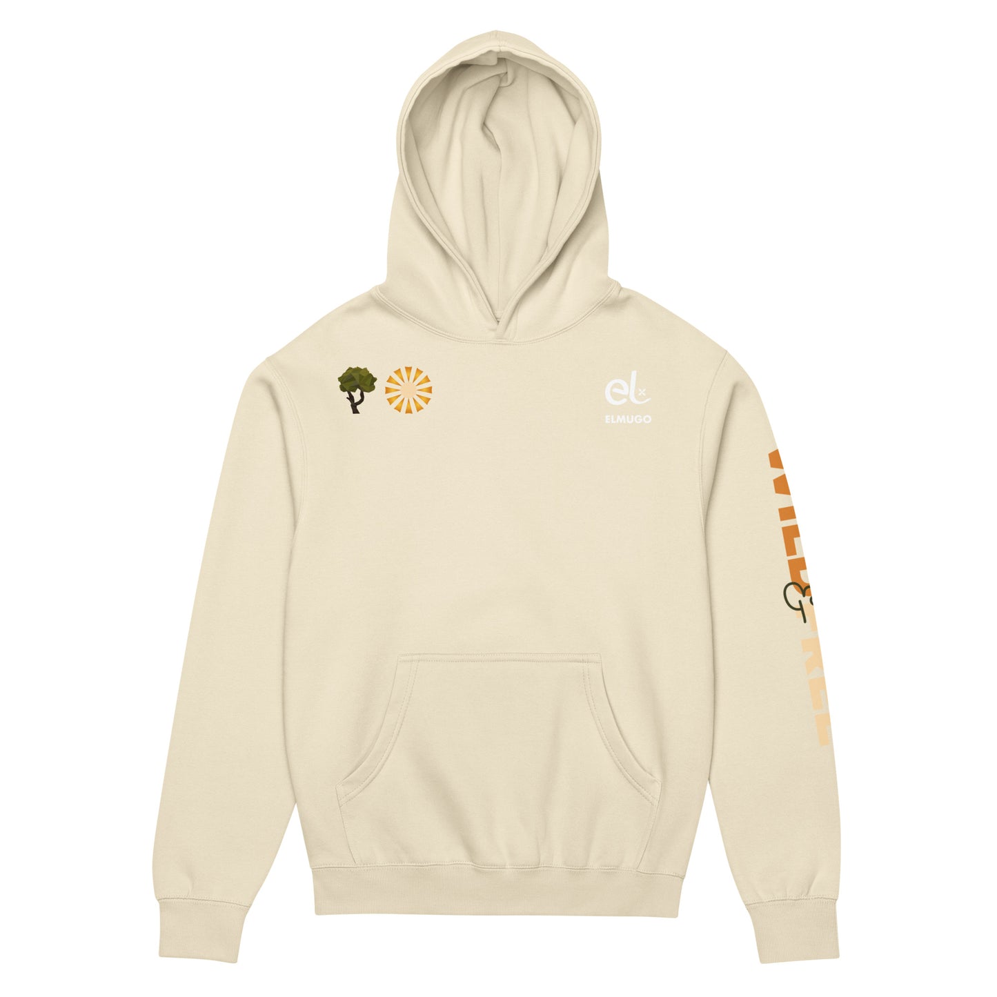 Roaming Giant Hoodie - Elephant Graphic Pullover Hoodie - ELMUGO