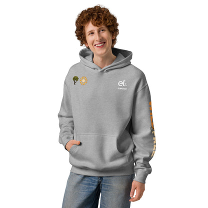 Roaming Giant Hoodie - Elephant Graphic Pullover Hoodie - ELMUGO