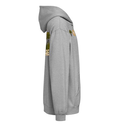 Roaming Giant Hoodie - Elephant Graphic Pullover Hoodie - ELMUGO