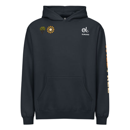 Roaming Giant Hoodie - Elephant Graphic Pullover Hoodie - ELMUGO