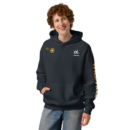 Roaming Giant Hoodie - Elephant Graphic Pullover Hoodie - ELMUGO