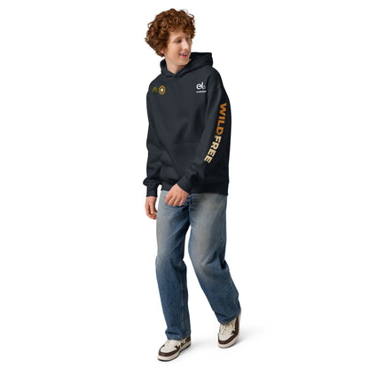 Roaming Giant Hoodie - Elephant Graphic Pullover Hoodie - ELMUGO