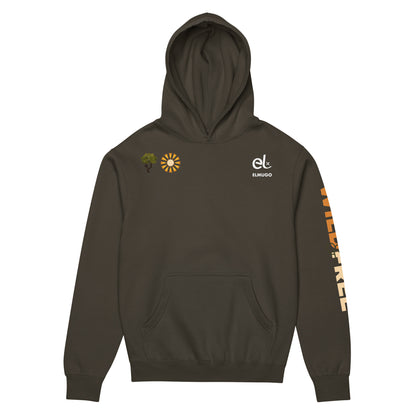 Roaming Giant Hoodie - Elephant Graphic Pullover Hoodie - ELMUGO