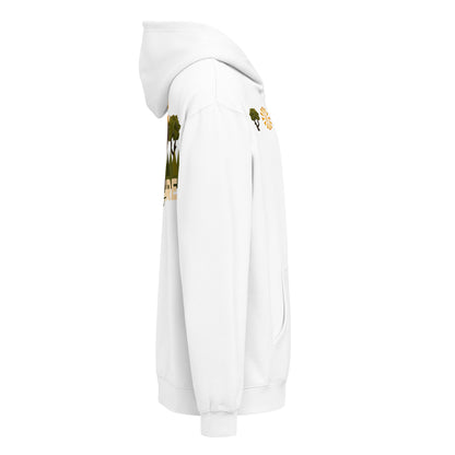 Roaming Giant Hoodie - Elephant Graphic Pullover Hoodie - ELMUGO