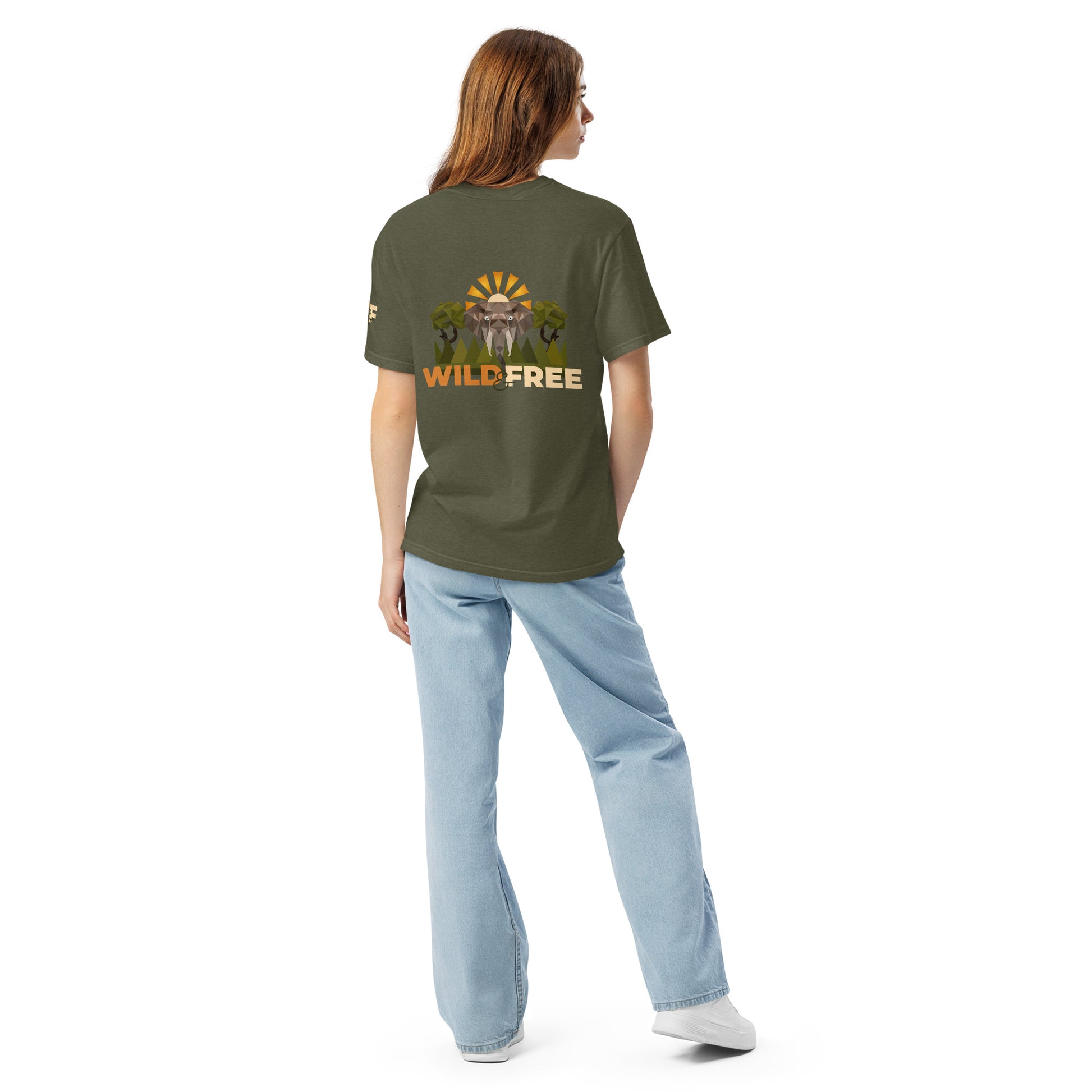 Roaming Giant Tee - Elephant Graphic T-Shirt - ELMUGO