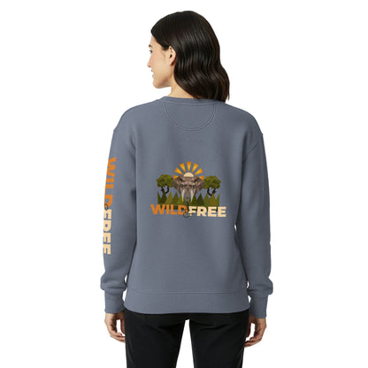 Roaming Giant Sweatshirt - Elephant Graphic Sweatshirt - ELMUGO