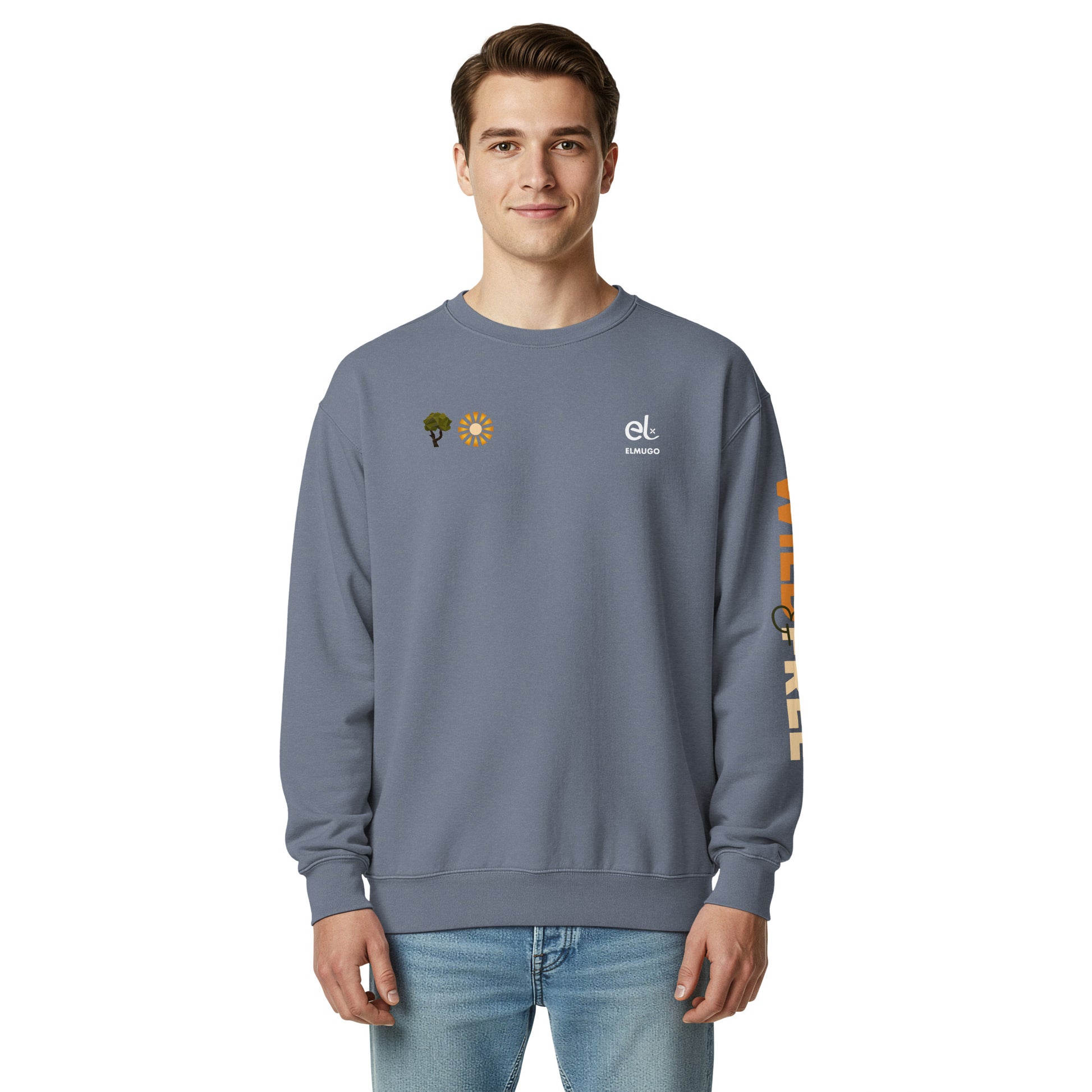 Roaming Giant Sweatshirt - Elephant Graphic Sweatshirt - ELMUGO