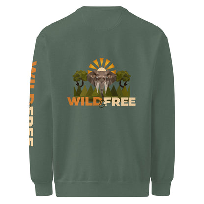 Roaming Giant Sweatshirt - Elephant Graphic Sweatshirt - ELMUGO