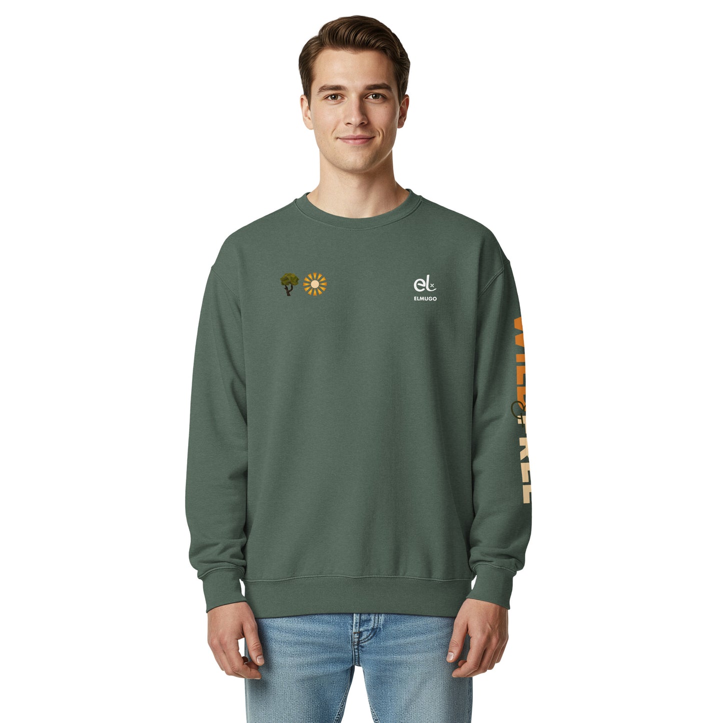 Roaming Giant Sweatshirt - Elephant Graphic Sweatshirt - ELMUGO