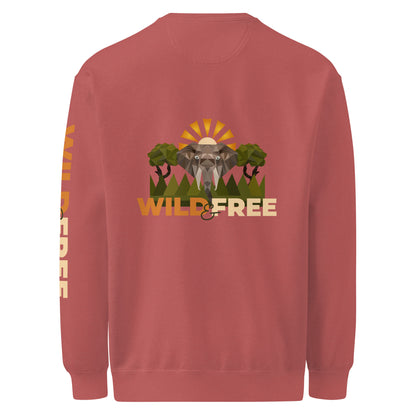 Roaming Giant Sweatshirt - Elephant Graphic Sweatshirt - ELMUGO