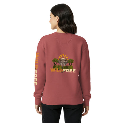 Roaming Giant Sweatshirt - Elephant Graphic Sweatshirt - ELMUGO