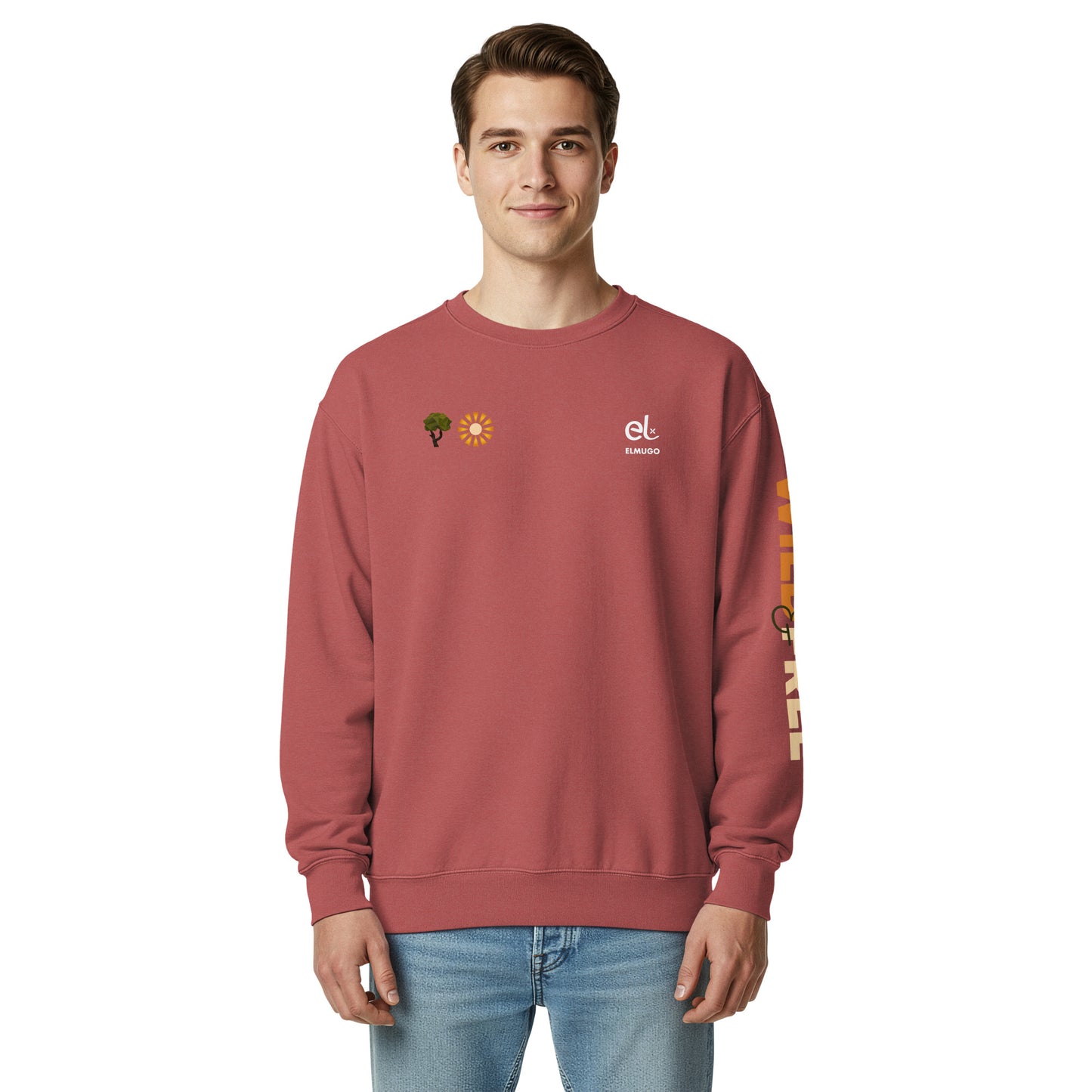Roaming Giant Sweatshirt - Elephant Graphic Sweatshirt - ELMUGO