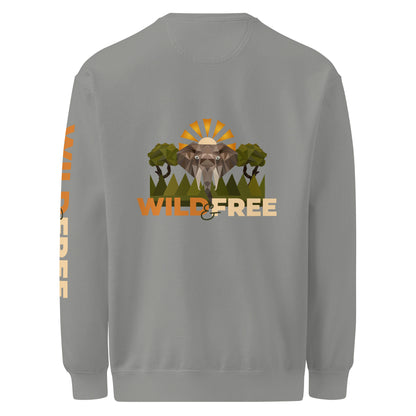 Roaming Giant Sweatshirt - Elephant Graphic Sweatshirt - ELMUGO