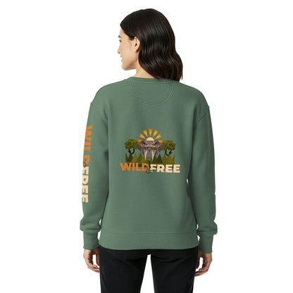 Roaming Giant Sweatshirt - Elephant Graphic Sweatshirt - ELMUGO