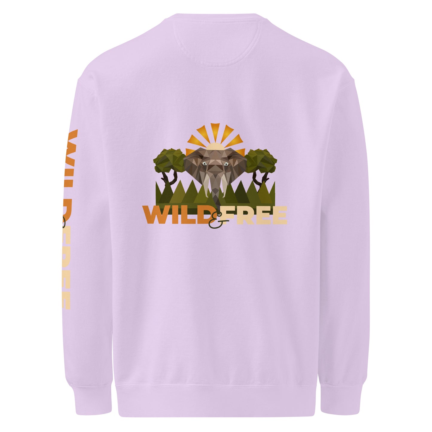 Roaming Giant Sweatshirt - Elephant Graphic Sweatshirt - ELMUGO