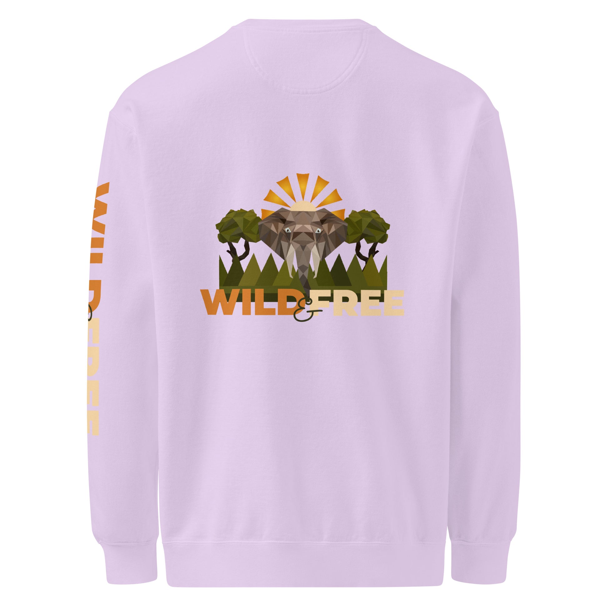 Roaming Giant Sweatshirt - Elephant Graphic Sweatshirt - ELMUGO