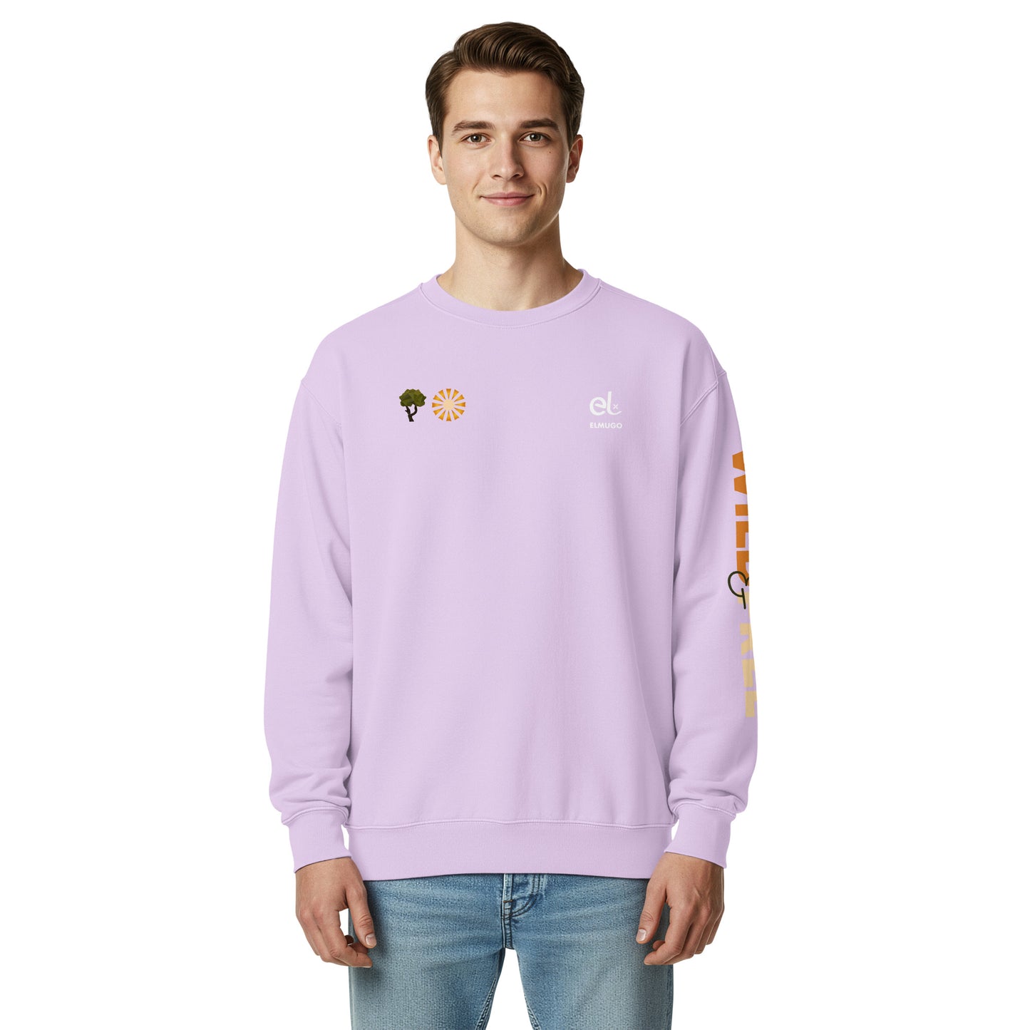 Roaming Giant Sweatshirt - Elephant Graphic Sweatshirt - ELMUGO