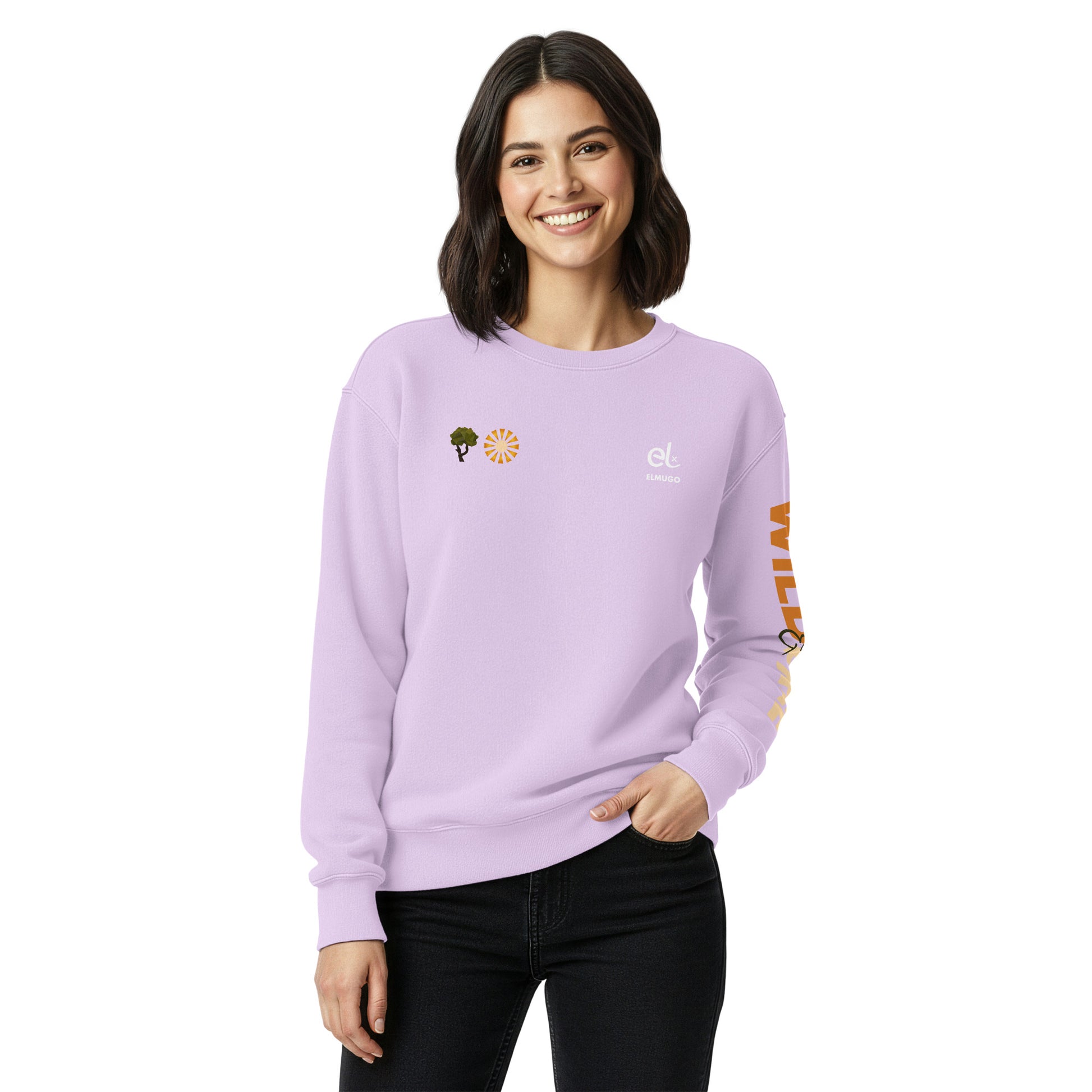 Roaming Giant Sweatshirt - Elephant Graphic Sweatshirt - ELMUGO