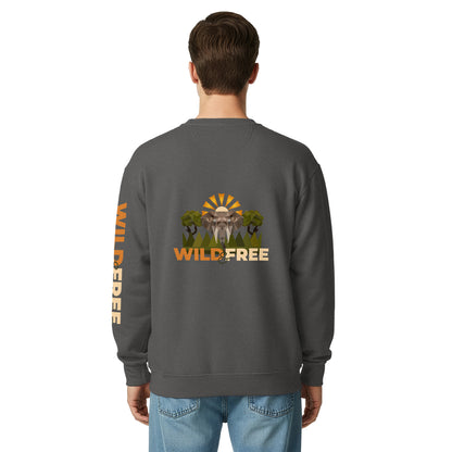 Roaming Giant Sweatshirt - Elephant Graphic Sweatshirt - ELMUGO