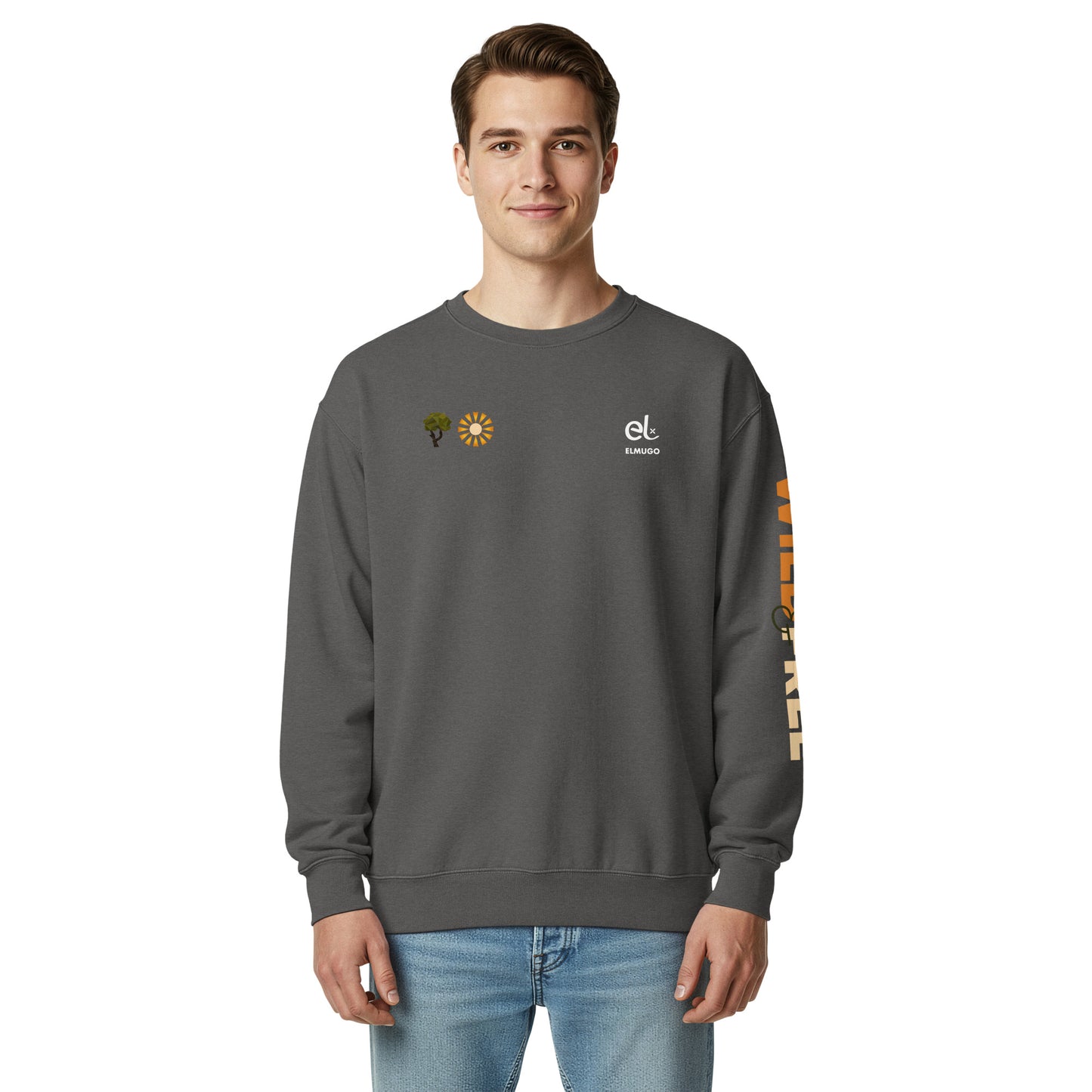 Roaming Giant Sweatshirt - Elephant Graphic Sweatshirt - ELMUGO