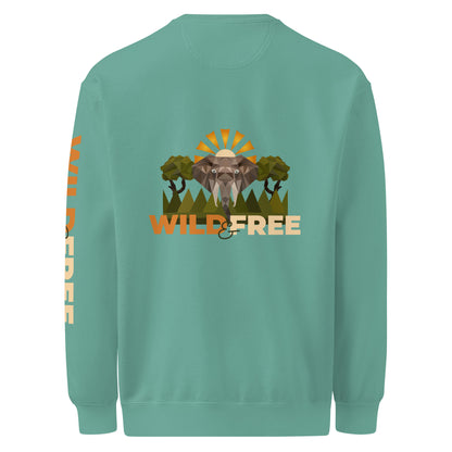 Roaming Giant Sweatshirt - Elephant Graphic Sweatshirt - ELMUGO