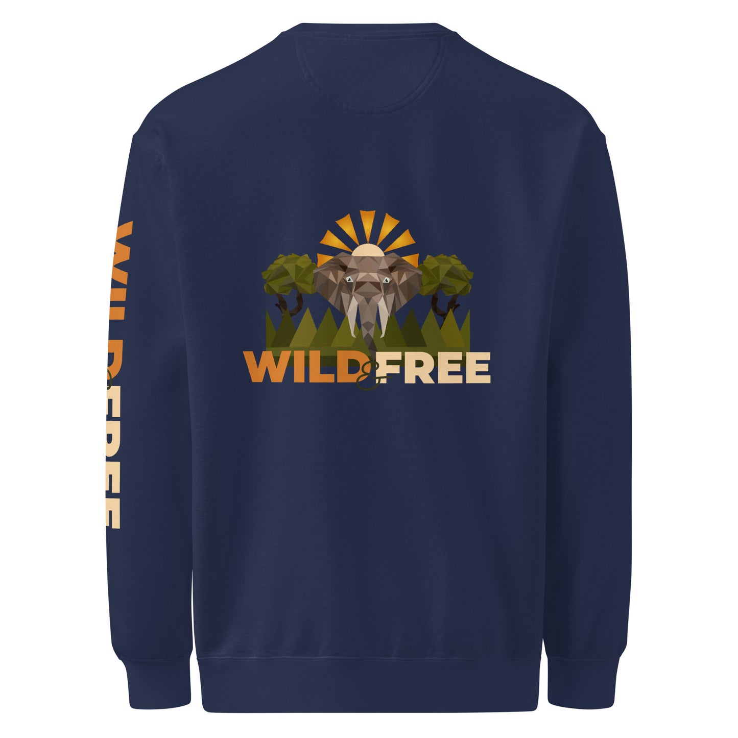 Roaming Giant Sweatshirt - Elephant Graphic Sweatshirt - ELMUGO
