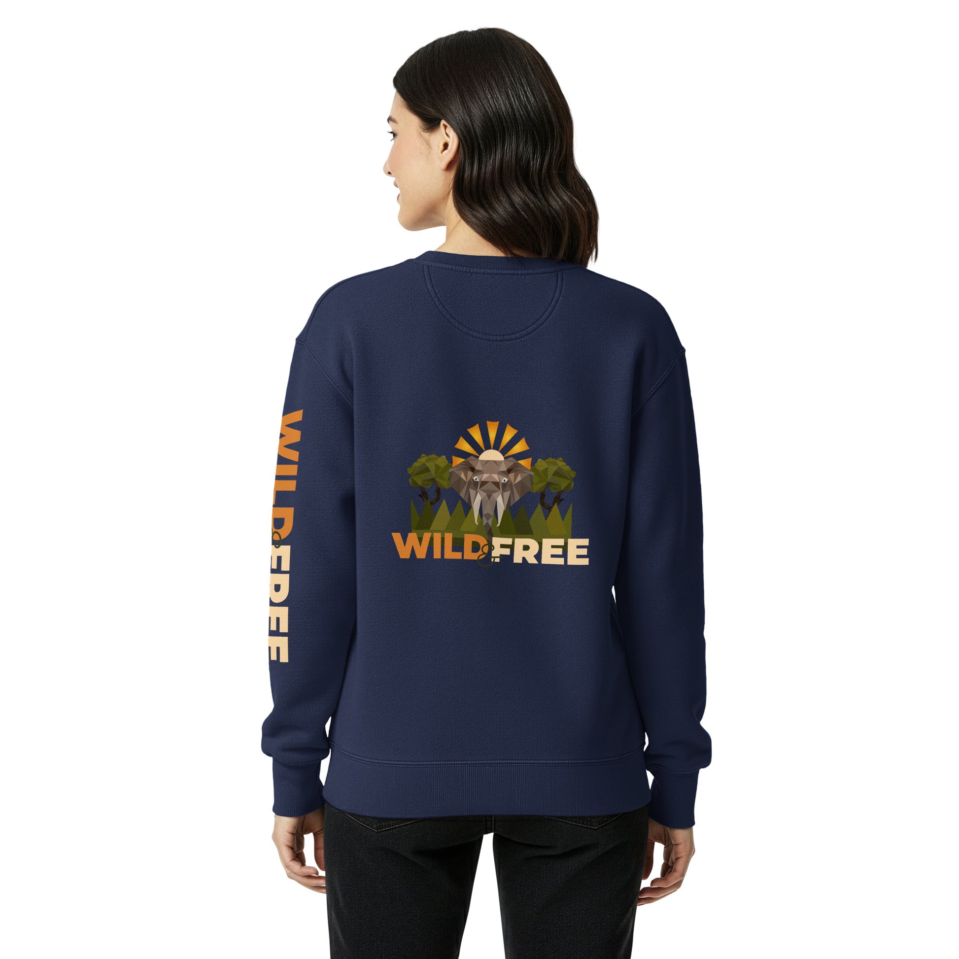 Roaming Giant Sweatshirt - Elephant Graphic Sweatshirt - ELMUGO