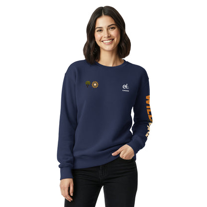 Roaming Giant Sweatshirt - Elephant Graphic Sweatshirt - ELMUGO