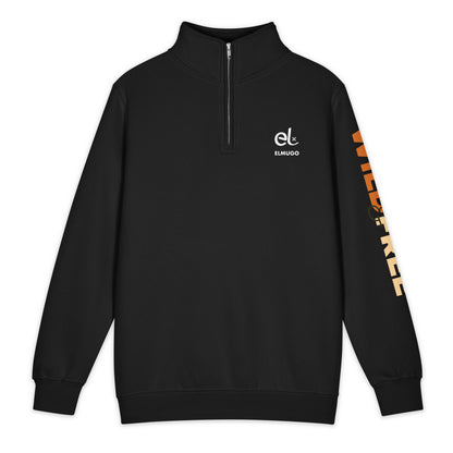 Roaming Giant Quarter -Zip -Sweatshirt -Elephant Graphic Quarter Zip - ELMUGO