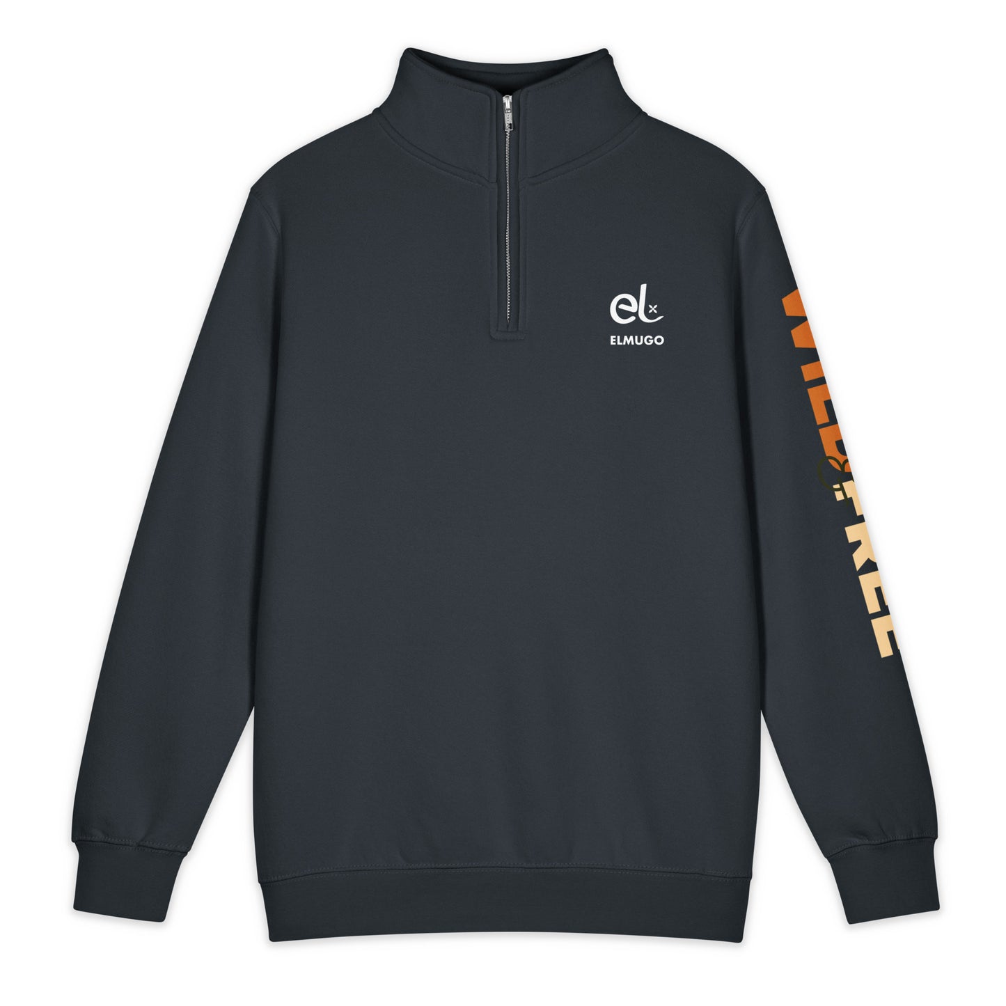 Roaming Giant Quarter -Zip -Sweatshirt -Elephant Graphic Quarter Zip - ELMUGO