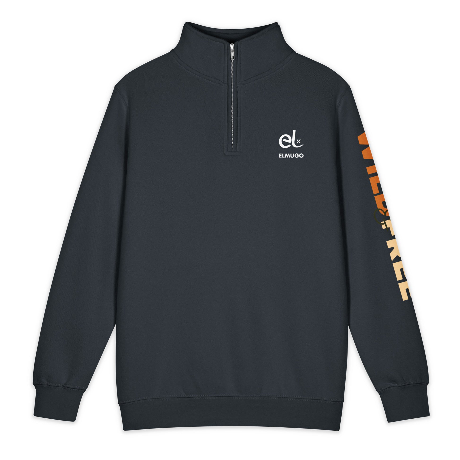Roaming Giant Quarter -Zip -Sweatshirt -Elephant Graphic Quarter Zip - ELMUGO