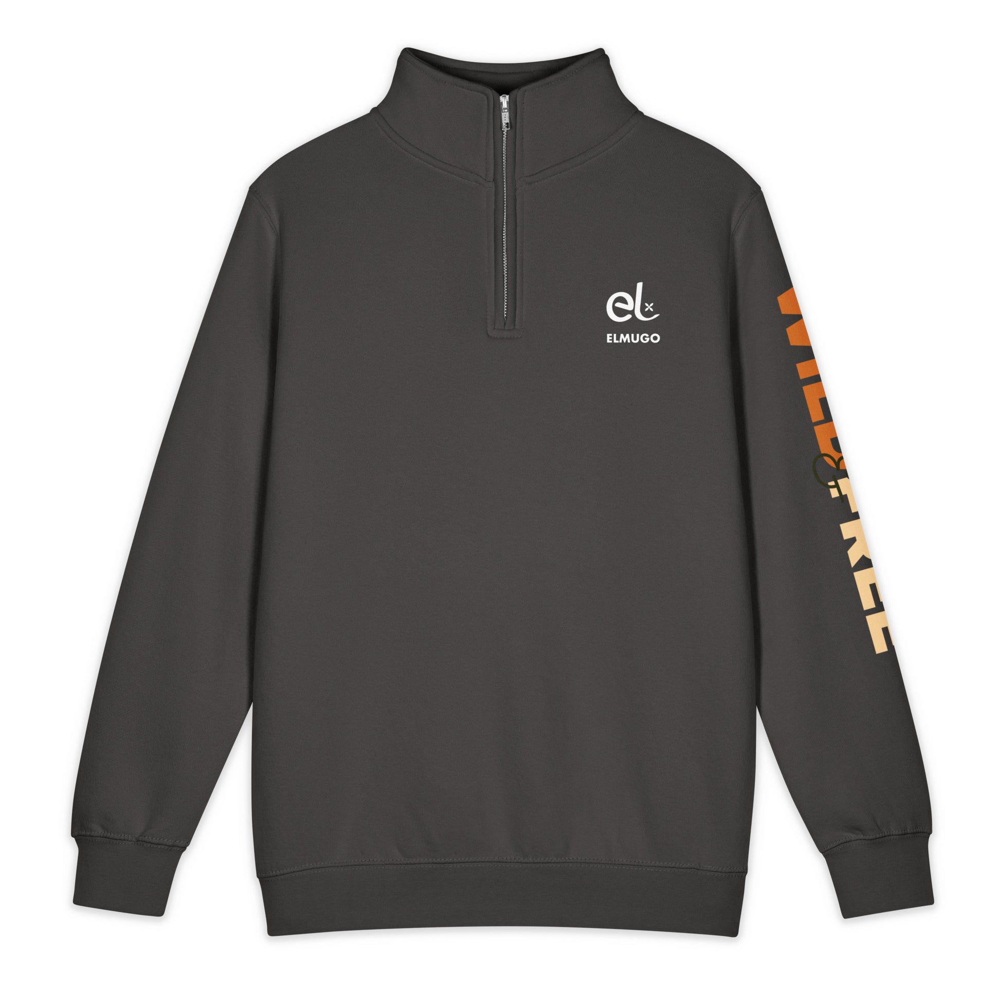 Roaming Giant Quarter -Zip -Sweatshirt -Elephant Graphic Quarter Zip - ELMUGO